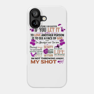 Broadway Quotes Phone Case