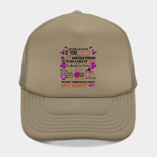 Broadway Quotes Hat