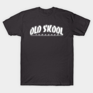 Old School Skateboarder W T-Shirt