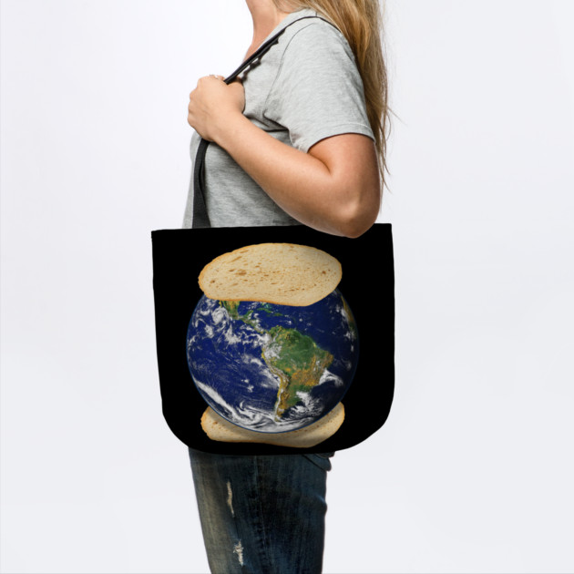 Earth Sandwich Funny Random Design by belownormal