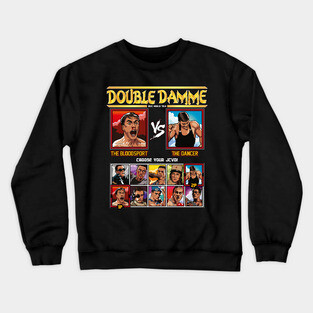 Double Damme - JCVD Jean Claude Van Damme VS Crewneck Sweatshirt