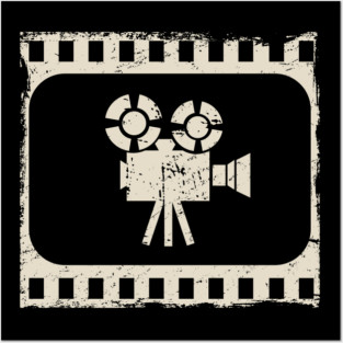 Retro Film Camera | Director Filmmaker Design Posters and Art