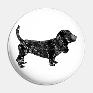 Basset Hound Pin