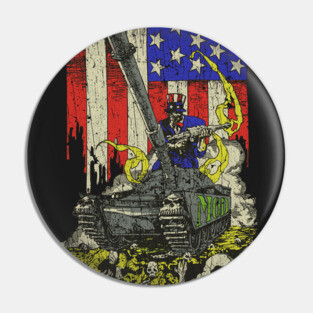 Hate Tank 1988 Pin