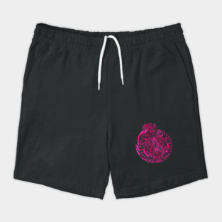 circle calendar in aztec mandala pattern arts Shorts