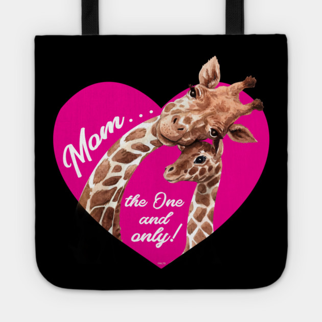 Mom the one and only Giraffes Tote by creative