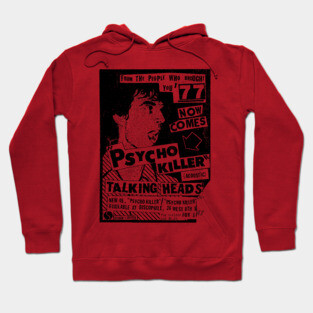 Psycho Killer / Post Punk Vintage Design Hoodie