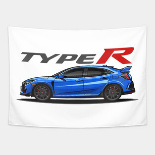 Civic Type R (Blue Sapphire) Tapestry