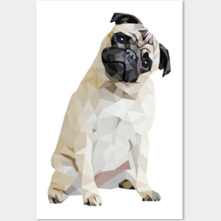 Pug Posters and Art