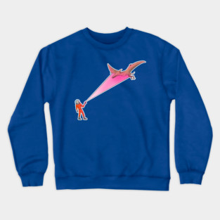 Alien vs Pterodactyl Crewneck Sweatshirt