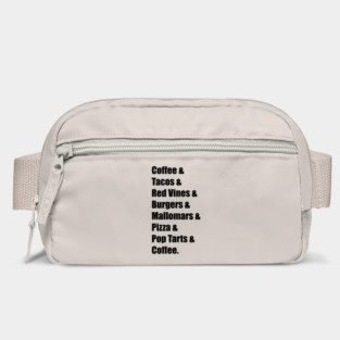 Gilmore Girls Food List Bag