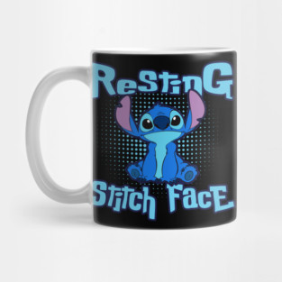 Resting Stitch Face Mug