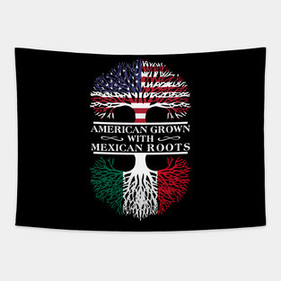 American with mexican roots. Tapestry