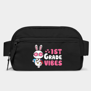 First 1st Grade Vibes Rabbit Bunny Lover for Kids Happy First Day of School Bag