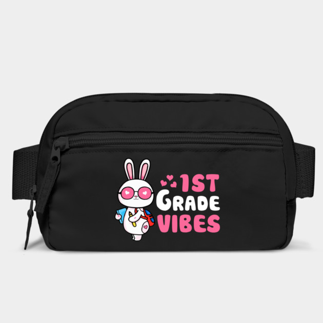 First 1st Grade Vibes Rabbit Bunny Lover for Kids Happy First Day of School by Tshirtiz