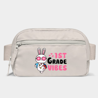 First 1st Grade Vibes Rabbit Bunny Lover for Kids Happy First Day of School Bag