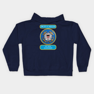 DutyCalledCoastGuard Son Kids Hoodie