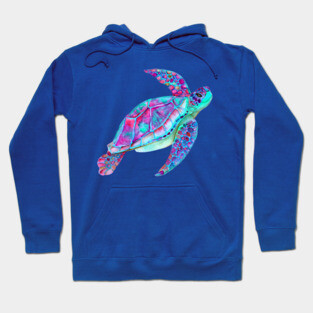 Swimming Sea Turtle Hoodie