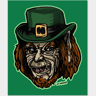St Patricks Day Leprechaun Posters and Art