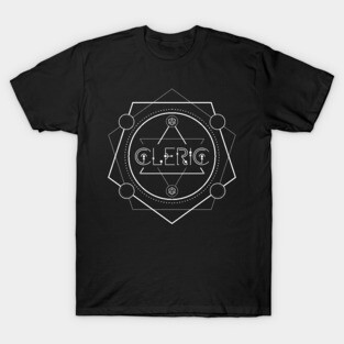 Cleric Character Class TRPG Tabletop RPG Gaming Addict T-Shirt
