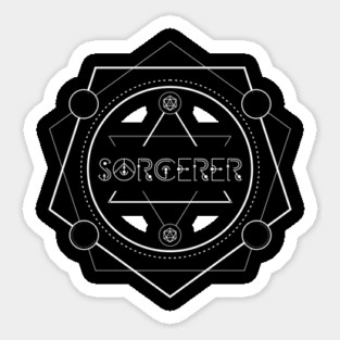 Sorcerer Character Class TRPG Tabletop RPG Gaming Addict Sticker