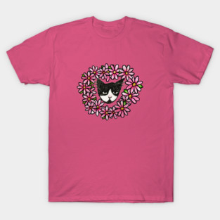 Tuxedo Kitty Cat Love T-Shirt