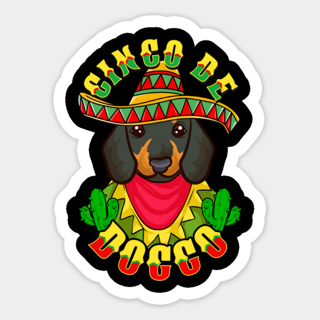 Cinco de Doggo Funny Dachshund Dog for Cinco de Mayo product Magnet by creative
