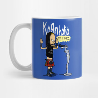 Funny 90's Nu Metal Band Cartoon Parody Mug