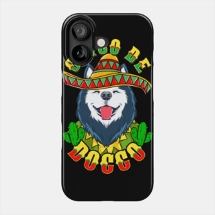 Cinco de Doggo Funny Siberian Husky Dog for Cinco de Mayo graphic Phone Case