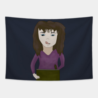 Left handers day Tapestry