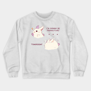 Productive Bunny Crewneck Sweatshirt