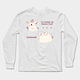 Productive Bunny Long Sleeve T-Shirt