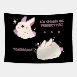 Productive Bunny Tapestry