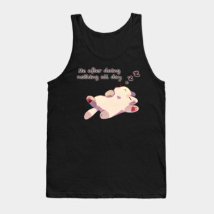 Lazy Kitty Tank Top
