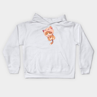 Axolotl Kitty Kids Hoodie
