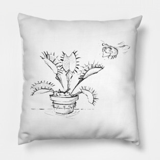 Evil Venus Fly Trap Pillow