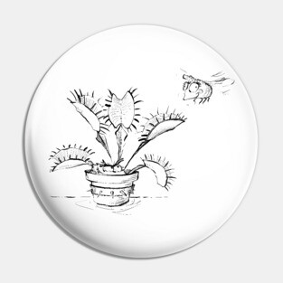 Evil Venus Fly Trap Pin