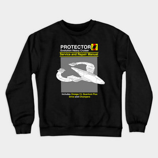 Galaxy Quest Protector Manual Crewneck Sweatshirt