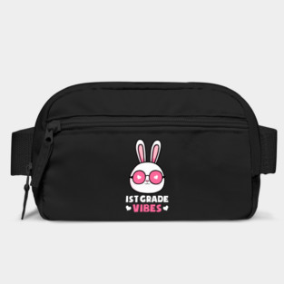 First 1st Grade Vibes Rabbit Bunny Lover for Kids Happy First Day of School Bag