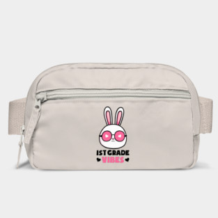 First 1st Grade Vibes Rabbit Bunny Lover for Kids Happy First Day of School Bag