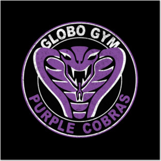 Globo Gym Purple Cobras - vintage logo Posters and Art