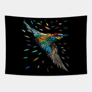 Tribal tropical sparrow Tapestry