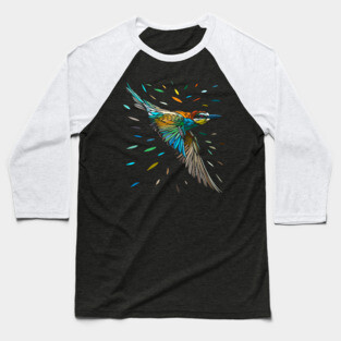 Tribal tropical sparrow Baseball T-Shirt