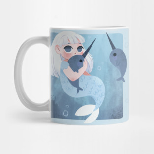 Narwhal Mermaid Mug
