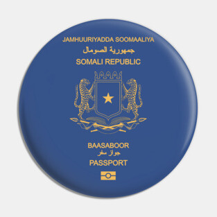 Somalia passport Pin