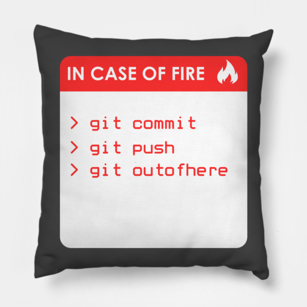 Git out of Here Pillow by enrynz
