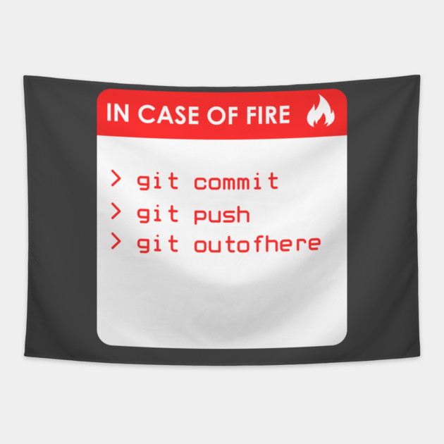 Git out of Here Tapestry by enrynz