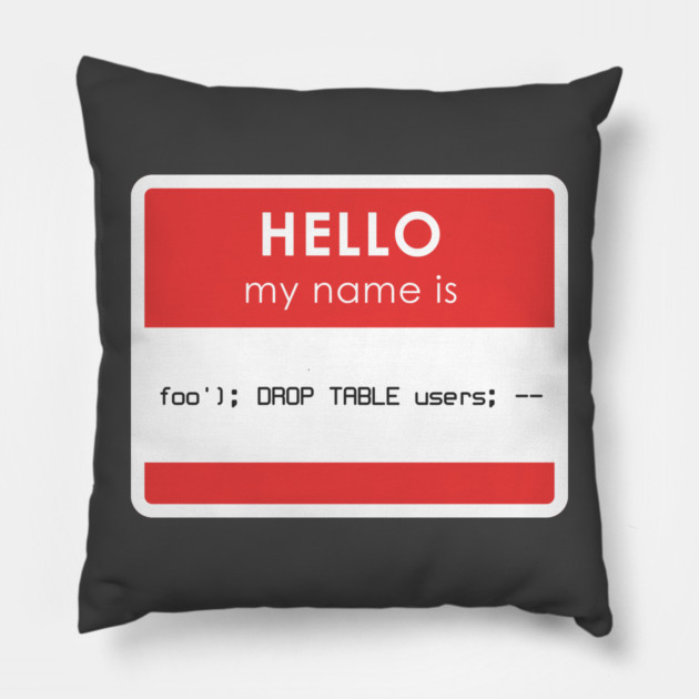 My name is foo Pillow by enrynz