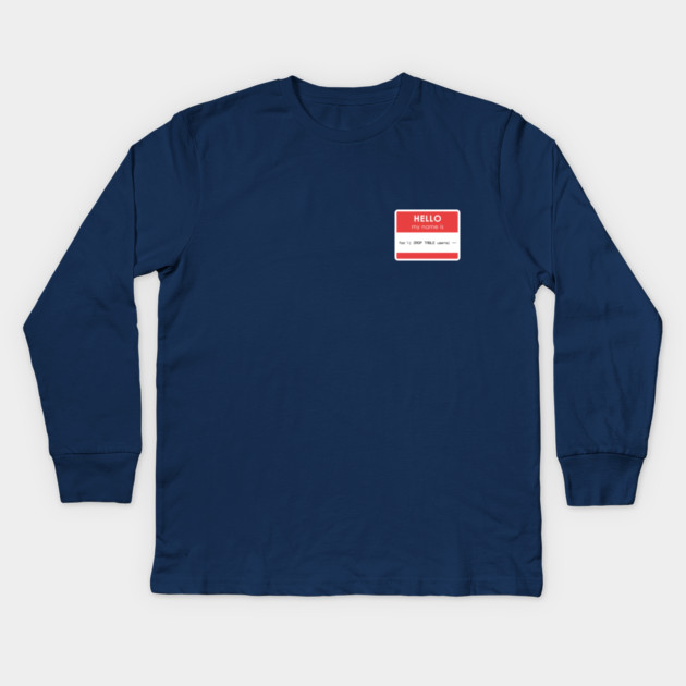 My name is foo Kids Long Sleeve T-Shirt by enrynz