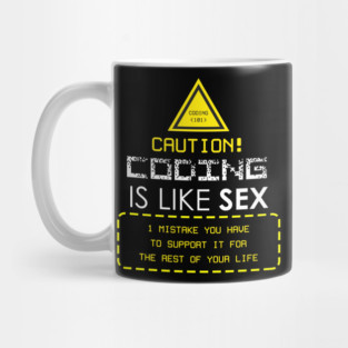 Coding is like Sex Mug